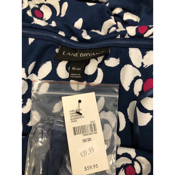 Lane Bryant Women’s Plus 18/20 Off Shoulder Peasant Fairy Core - Picture 7 of 11